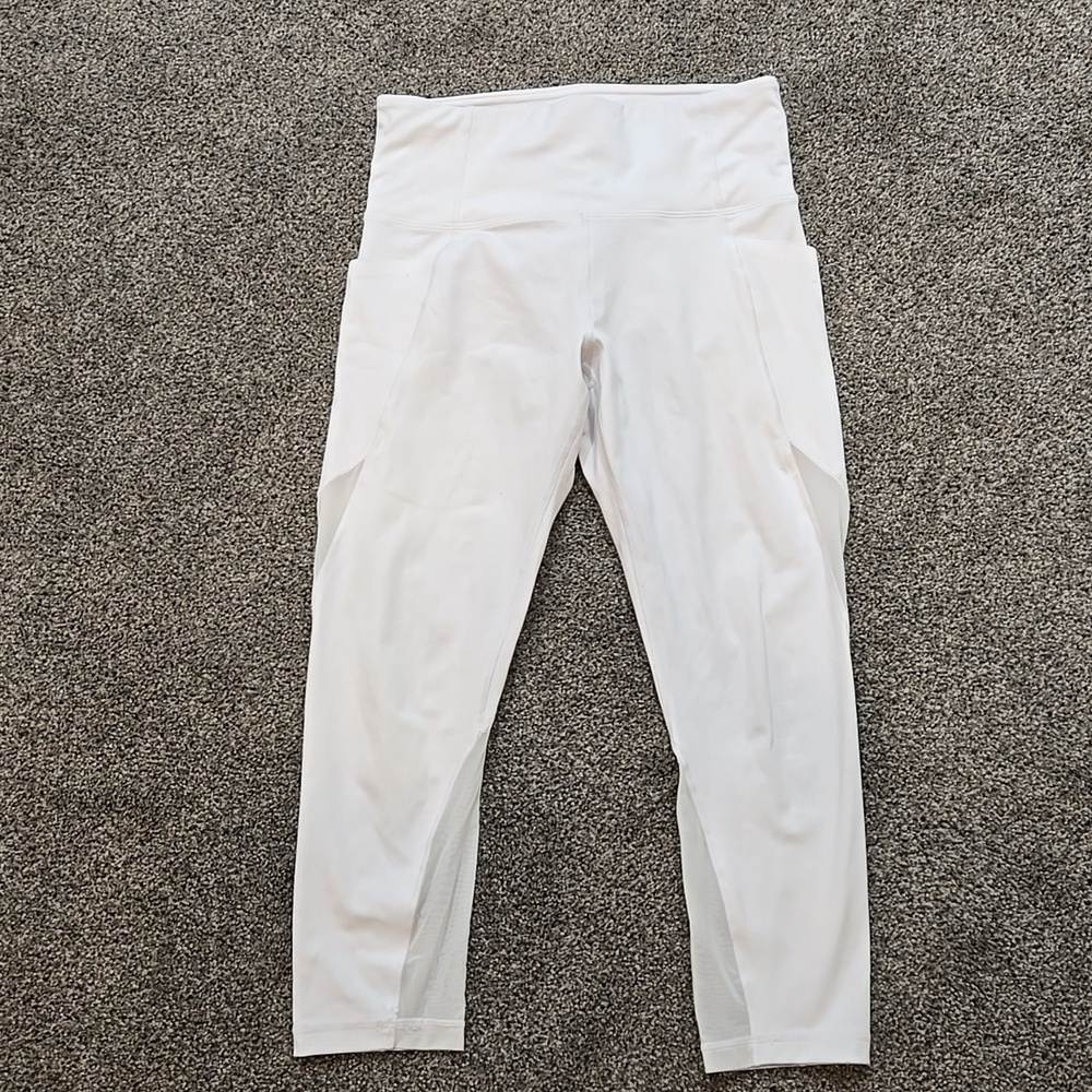 Athleta Women Yoga Crop Leggins Pants Sz S